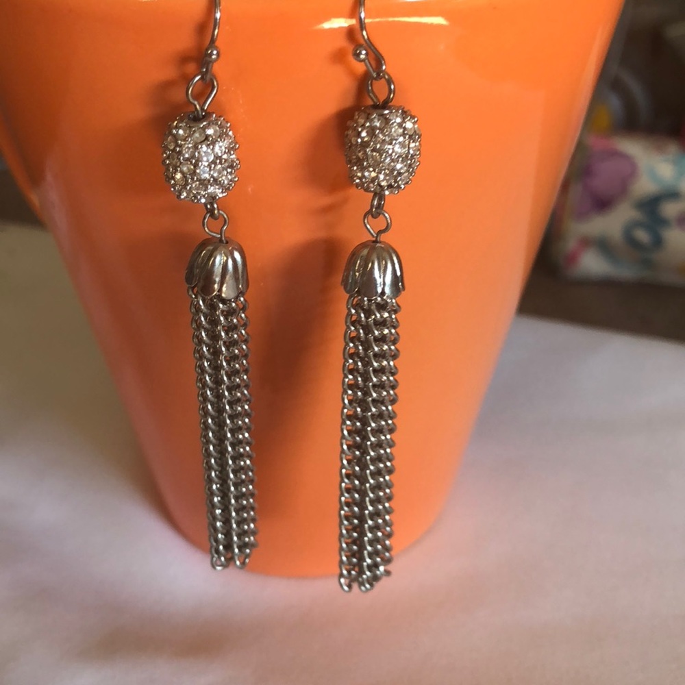 🚨Bundle 2 For $5🚨 🌸Silver Diamond Earrings🌸